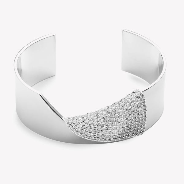 PAVÉ FOLDED CUFF