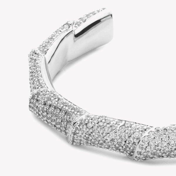 PAVÉ SCROLL CUFF BRACELET