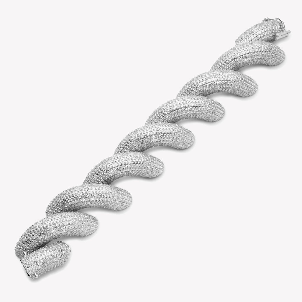 LARGE PAVÉ ROPE BRACELET