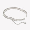 HORIZONTAL MARQUISE SAFETY CHAIN CHOKER