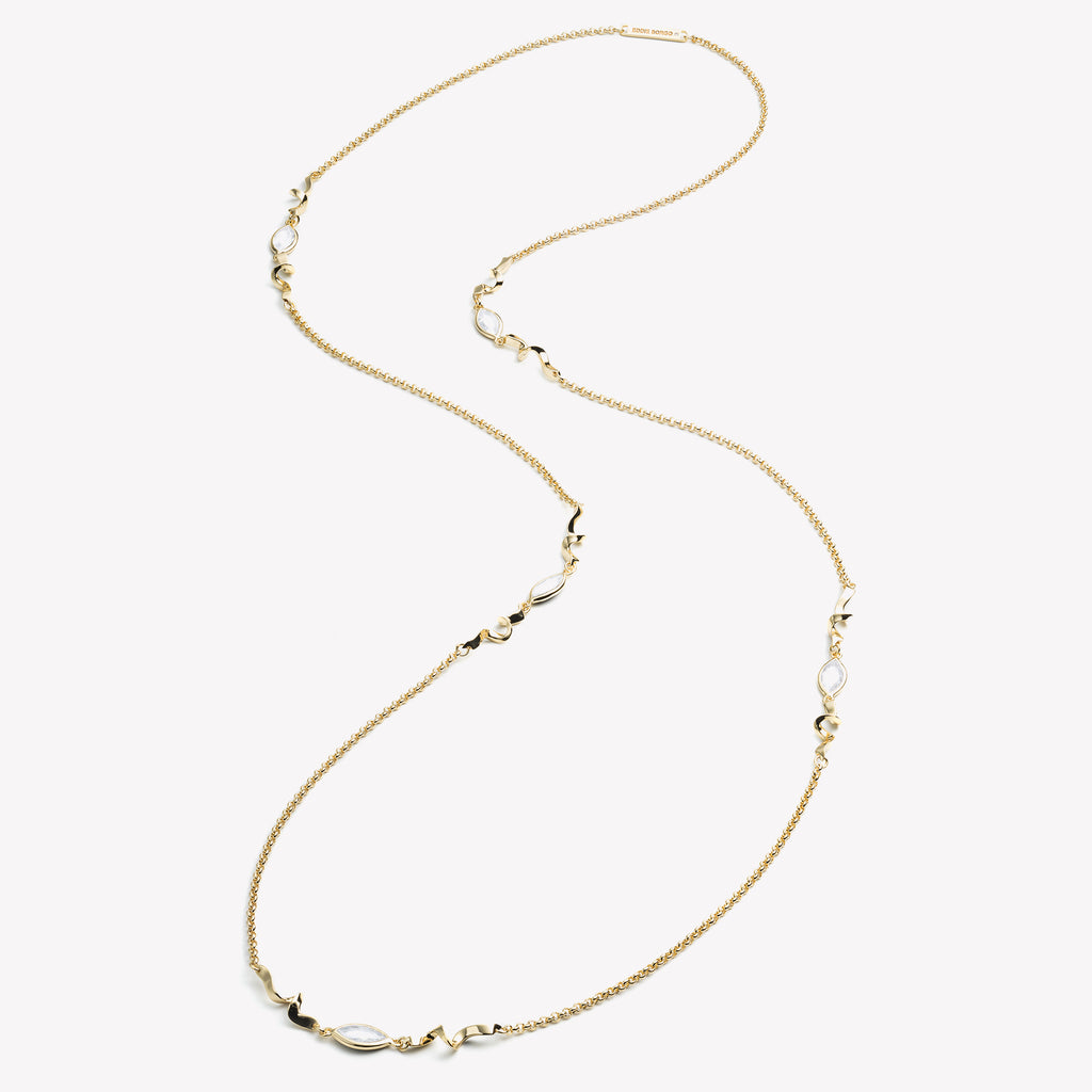 NAVETTE FIVE STATION NECKLACE