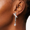 ESTATE CROSSBAR DROP EARRINGS