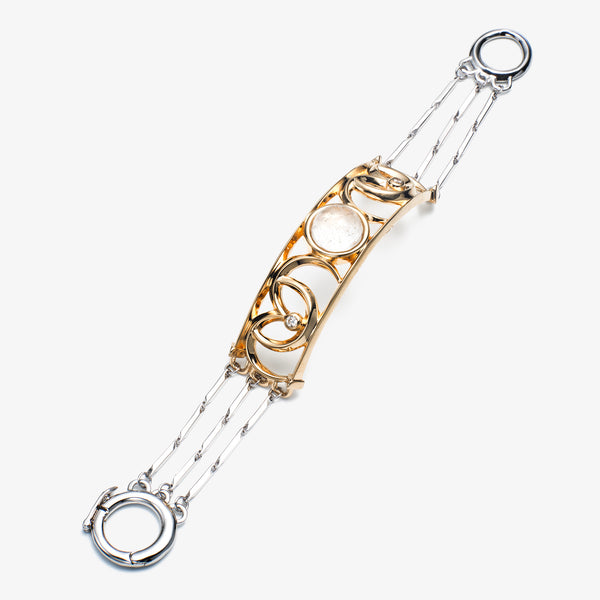 SIBYL PLATE BRACELET - QUARTZ