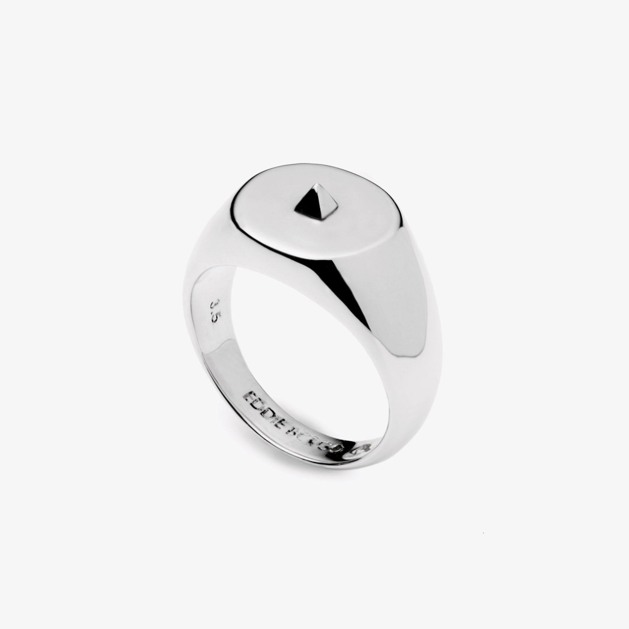 Minimalist Signet Ring Silver