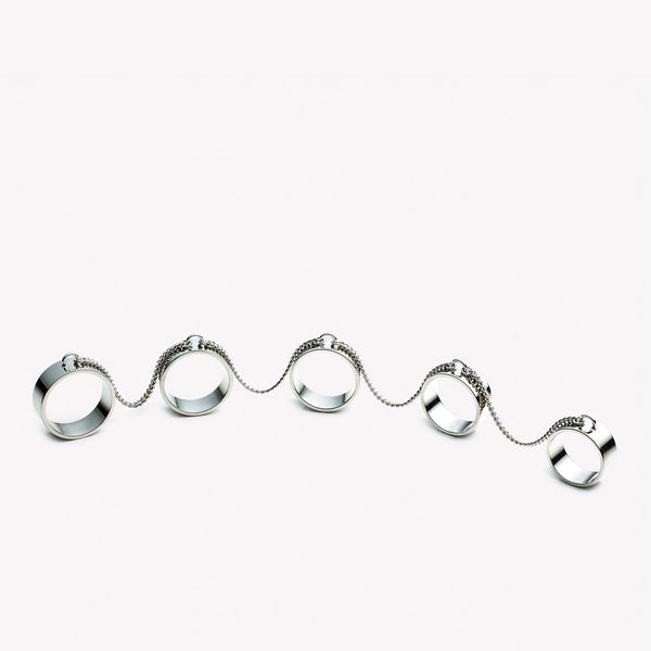 Five finger chain ring store